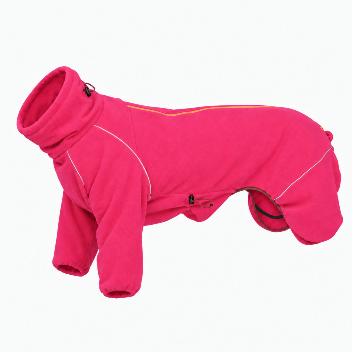 Cozy Hugger dog fleece jacket in Blossom pink, shown without a dog