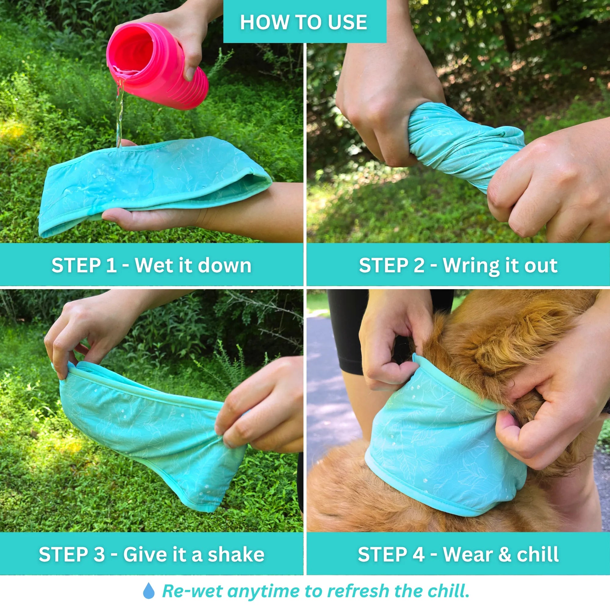 coolingpals dog cooling neck gaiter - WOOFESSENTIAL