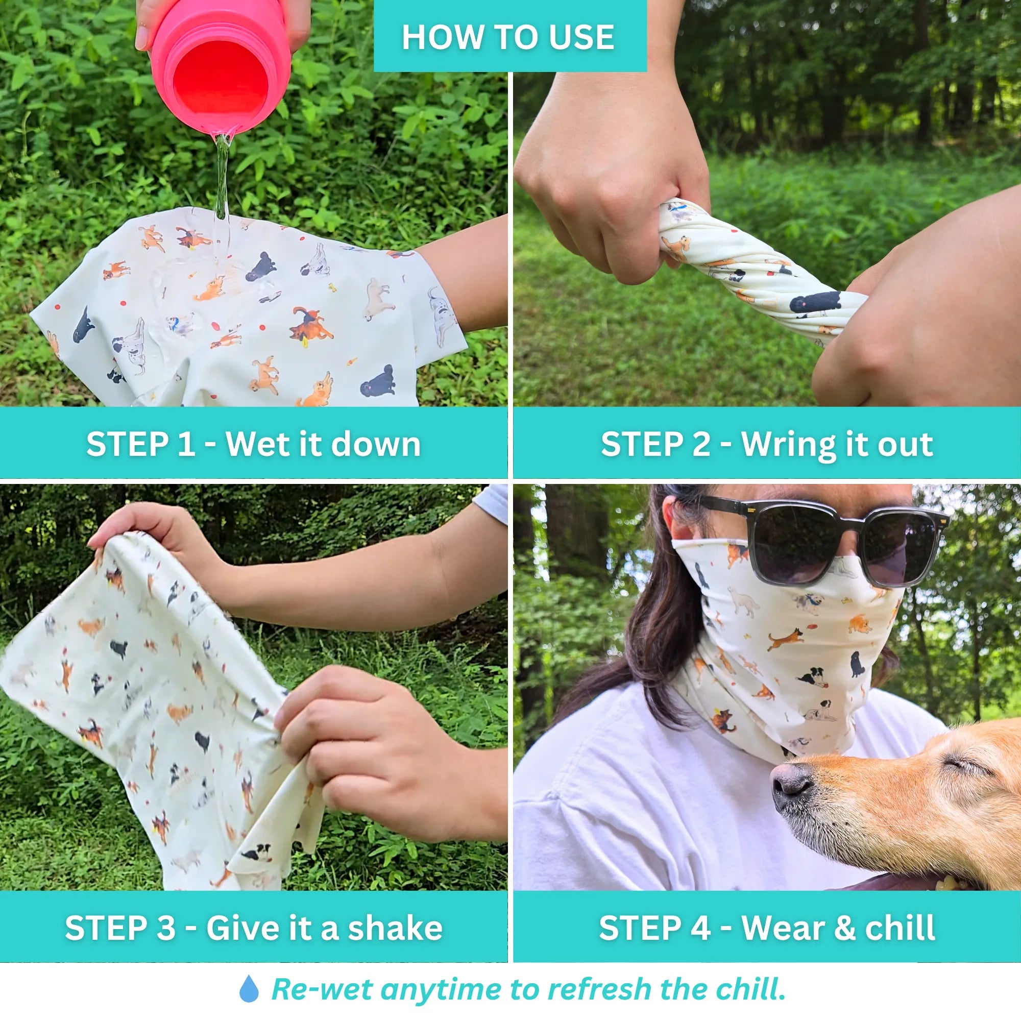 coolingpals human neck gaiter - WOOFESSENTIAL