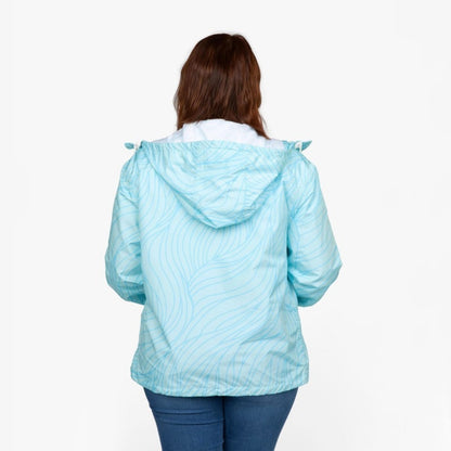 Puddle Jumper Human Raincoat Ripple - WOOFESSENTIAL