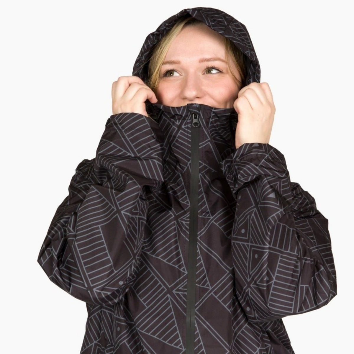 Puddle Jumper Human Raincoat Eclipse - WOOFESSENTIAL