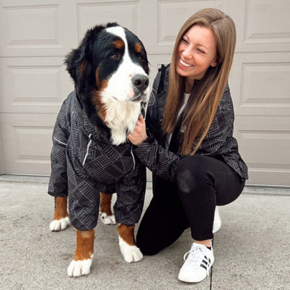 Puddle Jumper Human Raincoat Eclipse - WOOFESSENTIAL