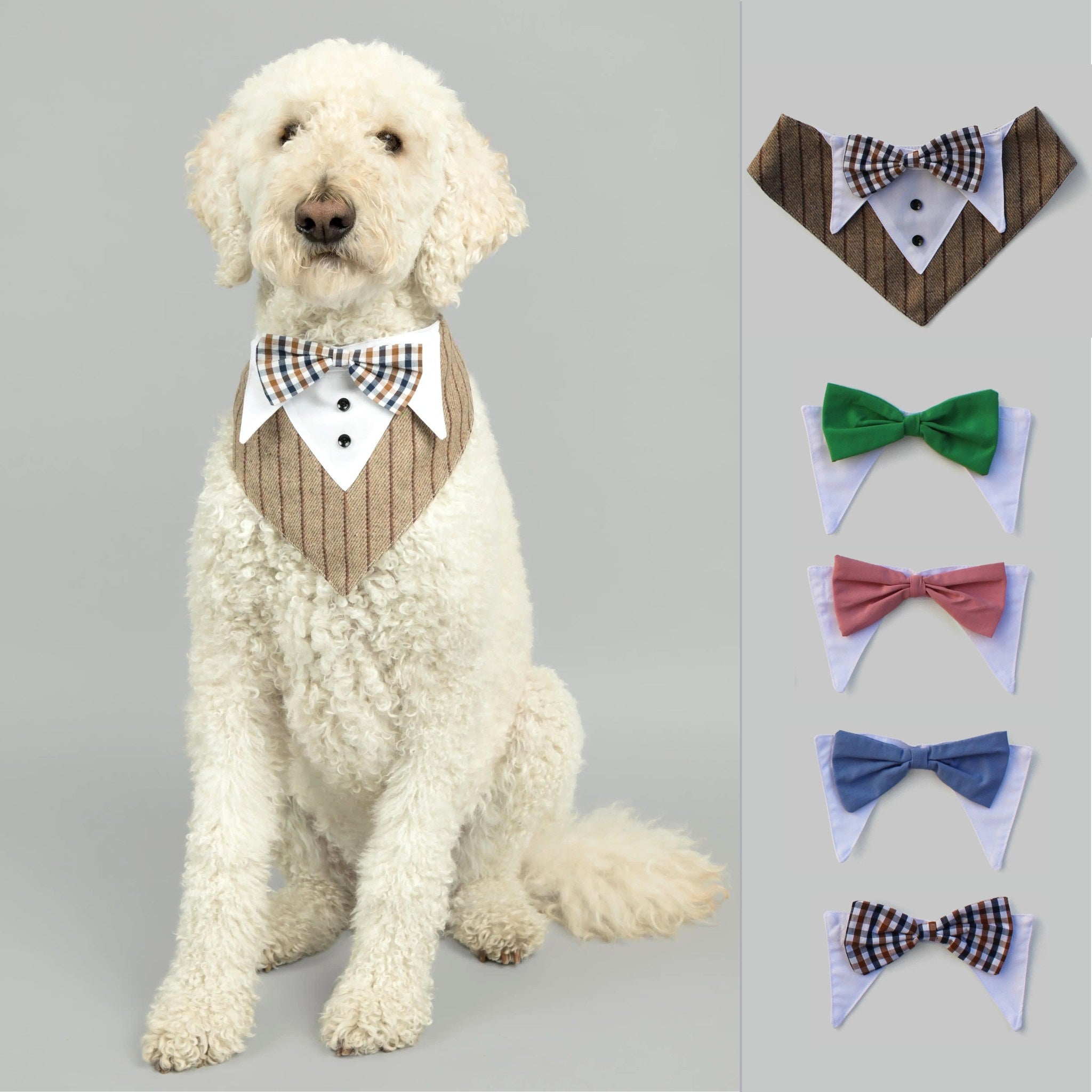 Switch a Bow Tuxedo Bandana Stylish for Special Occasions WOOFESSENTIAL