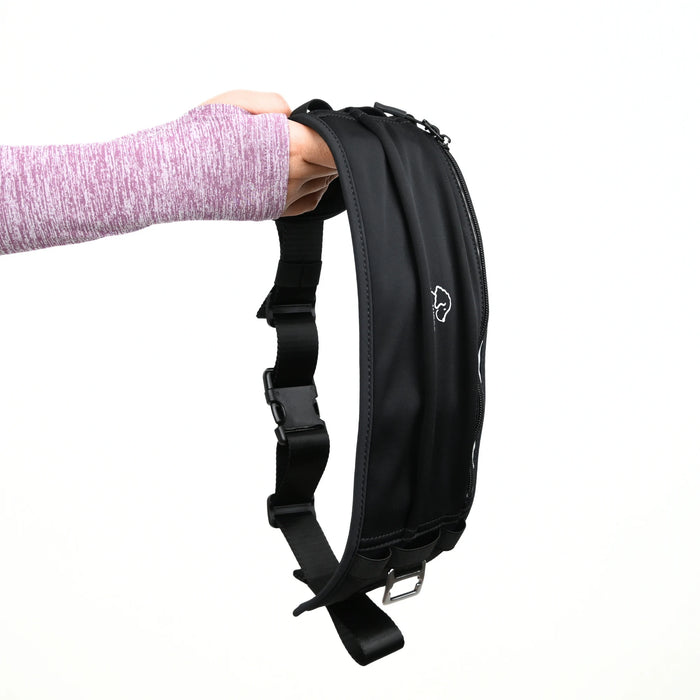 Lightweight Pace'n Paws Runner Belt worn at the waist