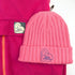 Cozy Hugger fleece in Blossom with the matching Blossom beanie