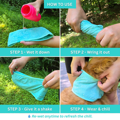 coolingpals dog cooling neck gaiter - WOOFESSENTIAL