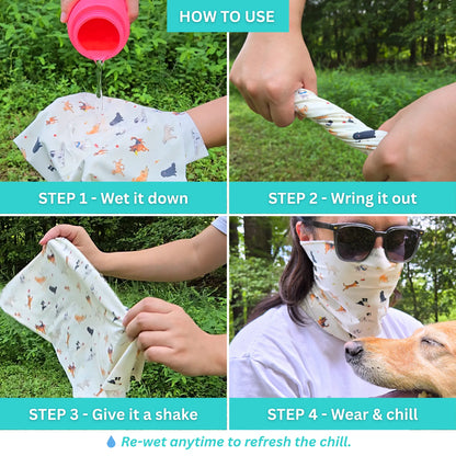coolingpals human neck gaiter - WOOFESSENTIAL