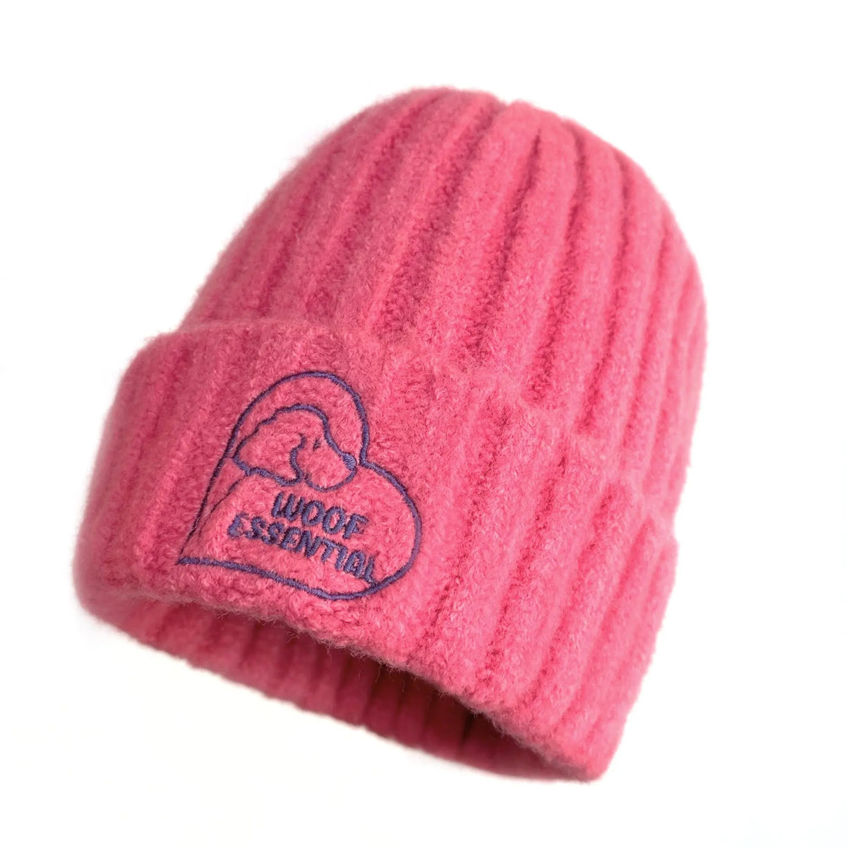 Puplover Beanie – Cozy Wool-Blend Winter Hat for Dog Lovers 
