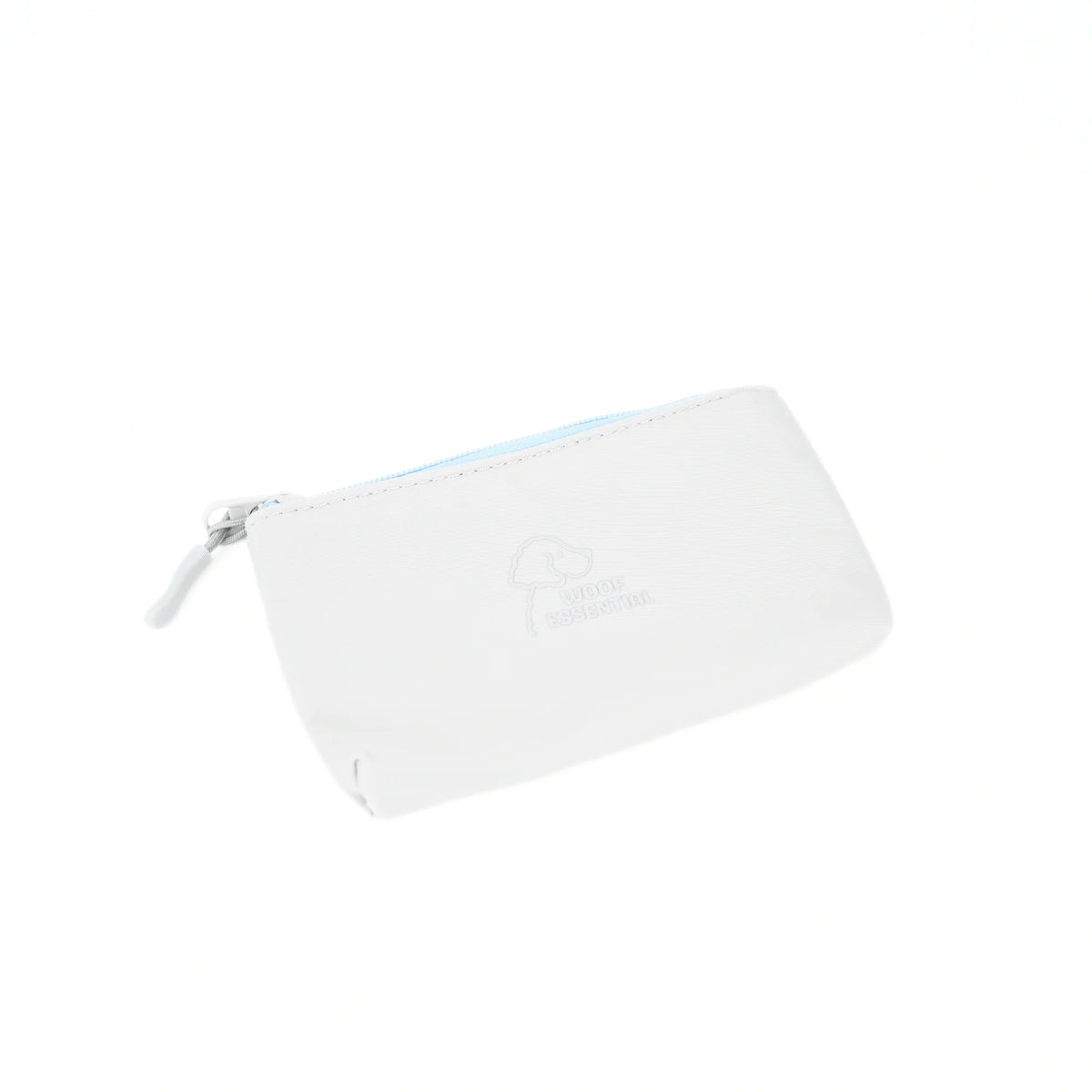 Removable multi-use treat pouch in grey, shown on its own